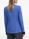 Joop Double-breasted Button Blazer In Blue