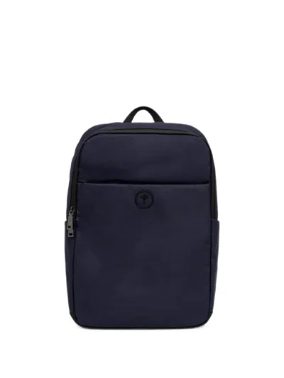 Joop Dynamic Logo-patch Backpack In Blue