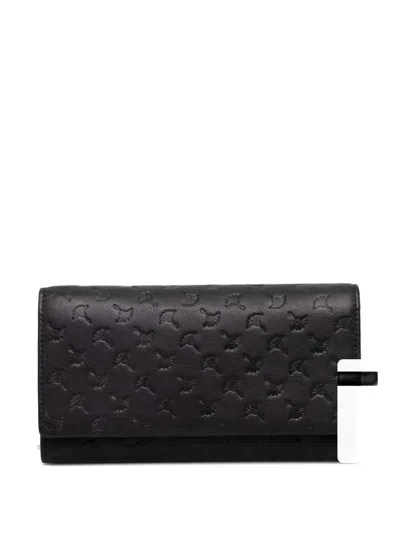 Joop Embossed Logo Wallet In Black