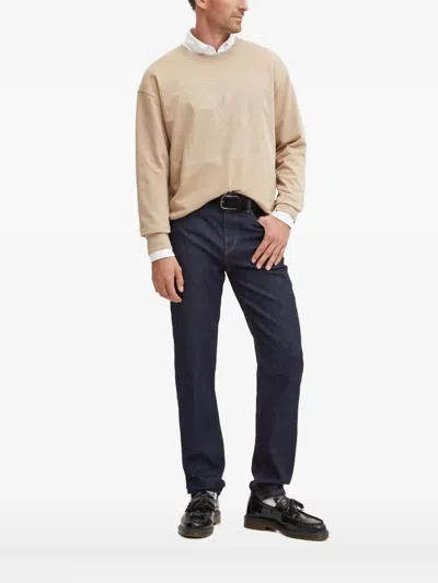 Joop Embossed-print Sweatshirt In Neutral