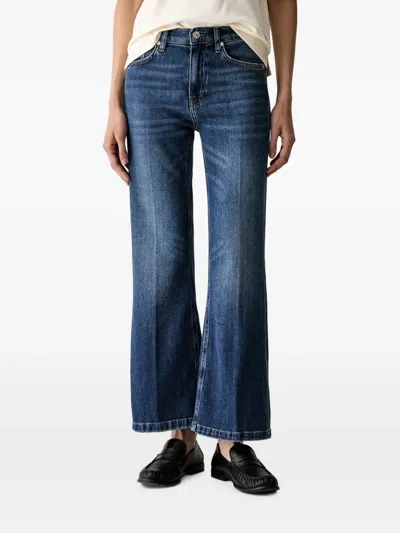 Joop Embroidered-logo Jeans In Blue