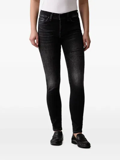 Joop Faded Skinny-cut Jeans In Black