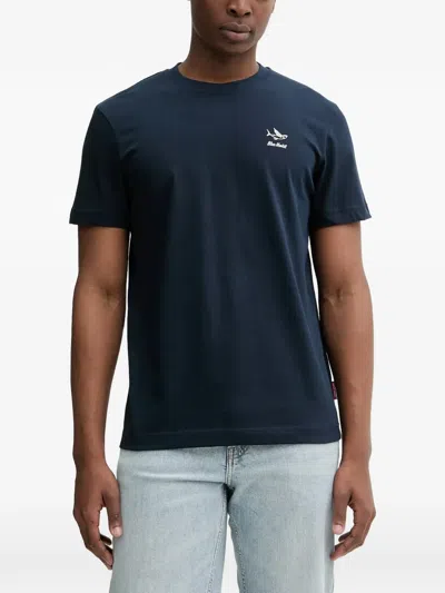 Joop Fish-print T-shirt In Blue