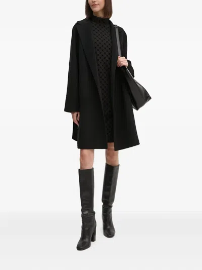 Joop Floral-pattern Dress In Black