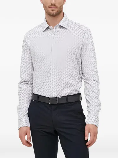 Joop Floral-print Shirt In White
