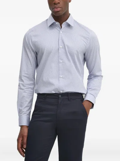 Joop Geometric-print Shirt In Blue