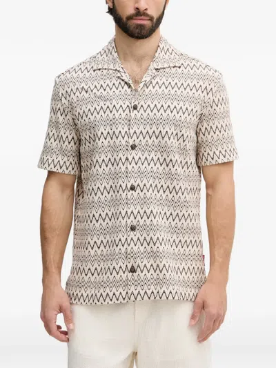 Joop Hanau Short-sleeve Shirt In Neutral