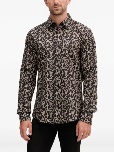 Joop Hanson Patterned Shirt In Animal Print
