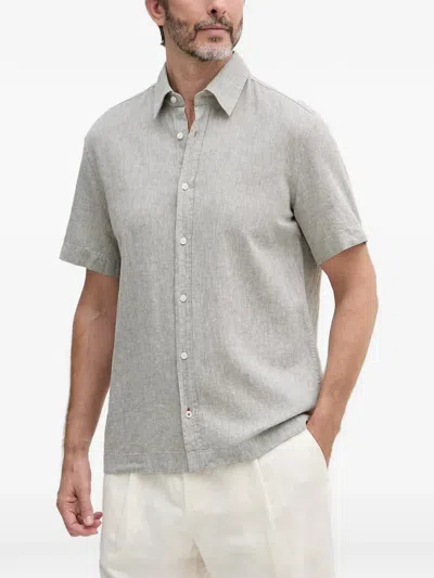 Joop Haris Short-sleeve Shirt In Gray