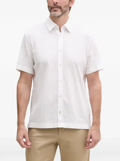 Joop Haris Short-sleeve Shirt In White