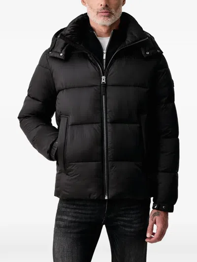 Joop Hooded Quilted Jacket In Multi