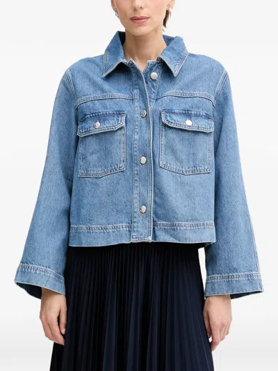 Joop Inoa Button-up Denim Jacket In Blue