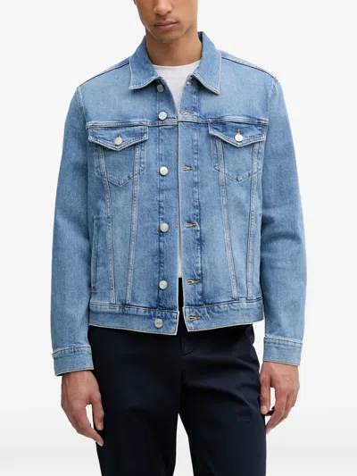 Joop Jaxon Button-up Denim Jacket In Blue