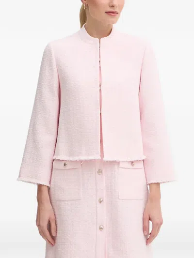 Joop Judit Tweed Jacket In Pink