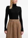 Joop Kalis Turtleneck Long-sleeve Sweater In Black