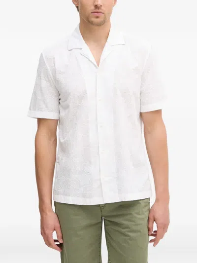 Joop Kawai Short-sleeve Shirt In White