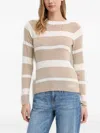 Joop Ketra Raglan-sleeve Striped Sweater In Multi