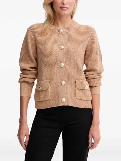 Joop Kimberly Button-up Cardigan In Neutral