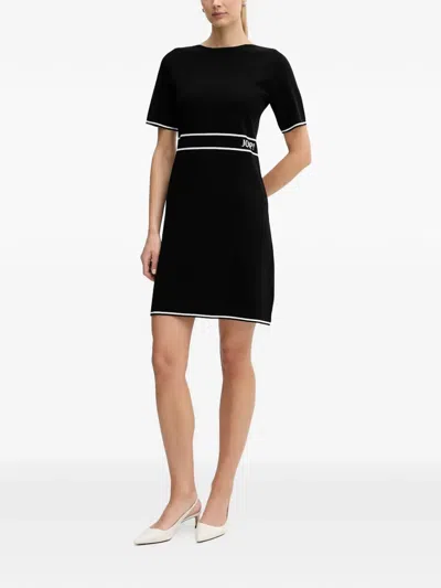 Joop Kirla Short-sleeve Mini Dress In Black