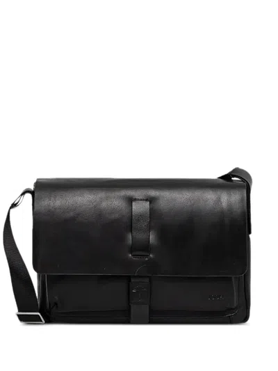 Joop Leather Flap-closure Shoulder Bag In Black