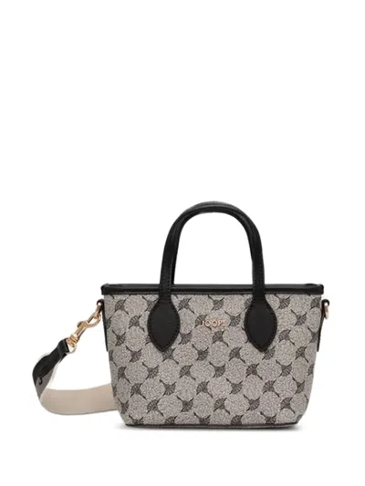 Joop Leslie Monogram Logo Handbag In Gray