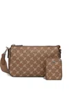 Joop Logo-patterned Cross-body Bag In Brown