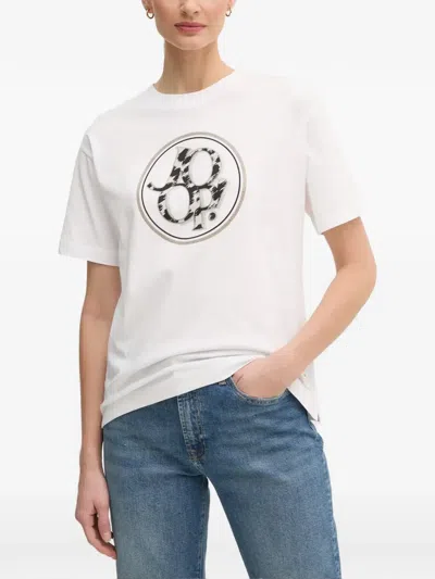 Joop Logo-emblem T-shirt In White