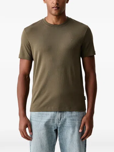 Joop Logo-embroidered T-shirt In Green