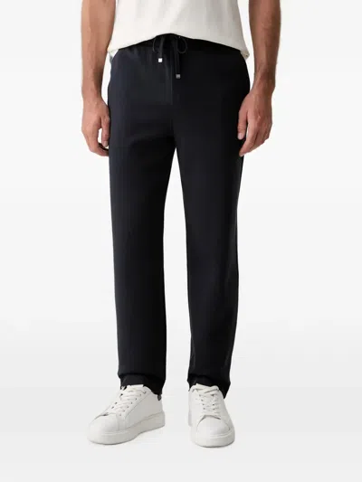 Joop Logo-patch Trousers In Black