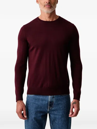Joop Logo-plaque Crew-neck Sweater In Animal Print