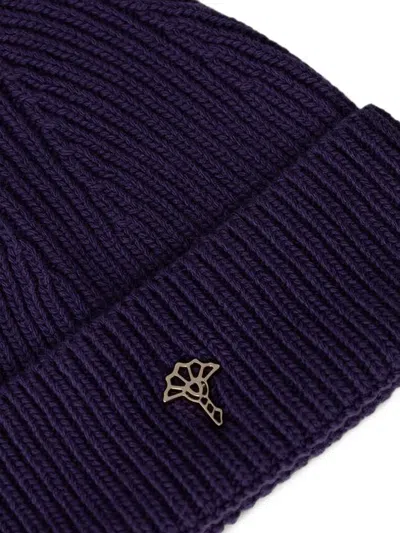 Joop Logo-plaque Ribbed-knit Beanie Hat And Scarf (set Of Two) In Gold