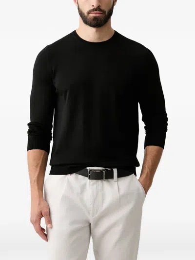 Joop Logo-plaque Sweater In Black