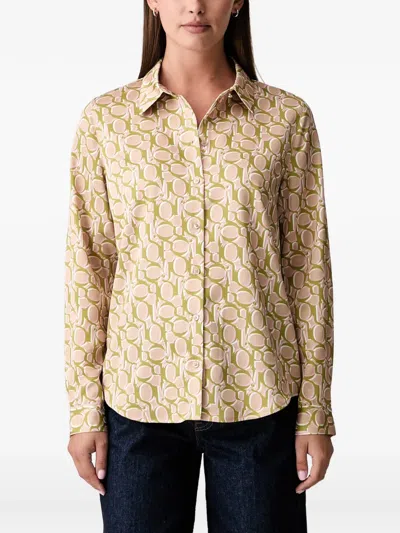 Joop Logo-print Button-down Shirt In Multi