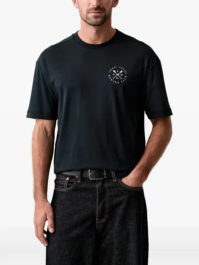 Joop Logo-print Short-sleeve T-shirt In Blue
