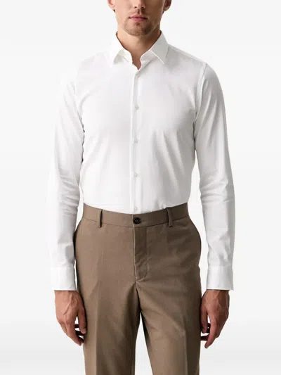 Joop Long-sleeve Button-down Shirt In Animal Print