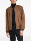 Joop Lutiano Bomber Jacket In Brown