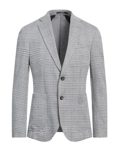 Joop ! Man Blazer Slate Blue Size 48 Polyester, Viscose, Cotton, Elastane