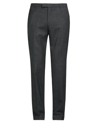 Joop ! Man Pants Charcoal Size 38l Virgin Wool, Linen In Grey