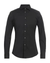 Joop ! Man Shirt Black Size 15 ½ Cotton, Polyamide, Elastane In Black