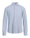 Joop ! Man Shirt Light Blue Size 16 Cotton, Wool