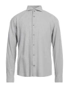 Joop ! Man Shirt Light Grey Size 17 Cotton, Wool