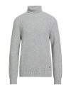 Joop ! Man Turtleneck Grey Size Xxl Recycled Polyamide, Viscose, Wool, Cashmere In Gray