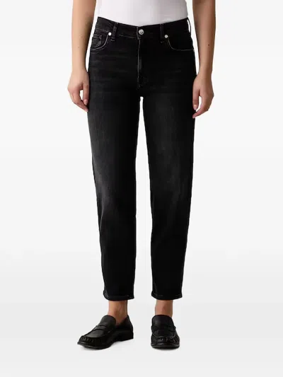 Joop Maren Faded-effect Five-pocket Jeans In Black
