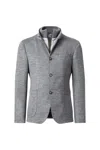 Joop Men's Hectar-j Knit Field Coat In Grey In Gray