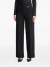 Joop Metal-detail Trousers In Black
