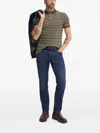 Joop Mitch Contrast-stitch Jeans In Blue