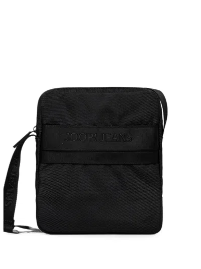 Joop Modica Milo Logo-patch Zip-around Belt Bag In Black