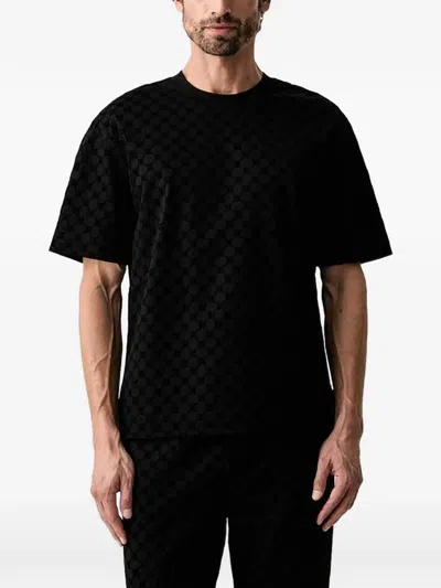 Joop Monogram-pattern T-shirt In Black