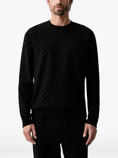 Joop Monogram-patterned Crew-neck Sweatshirt In Multi