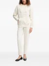 Joop Patterned Hoodie In Neutral